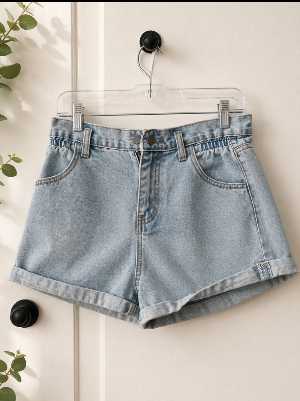 Garage High-Rise Denim Shorts